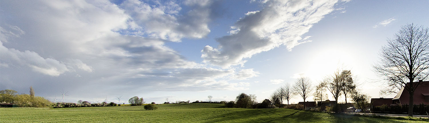 Blick auf die Felder