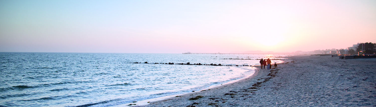 Blick auf die Ostsee bei Grömitz